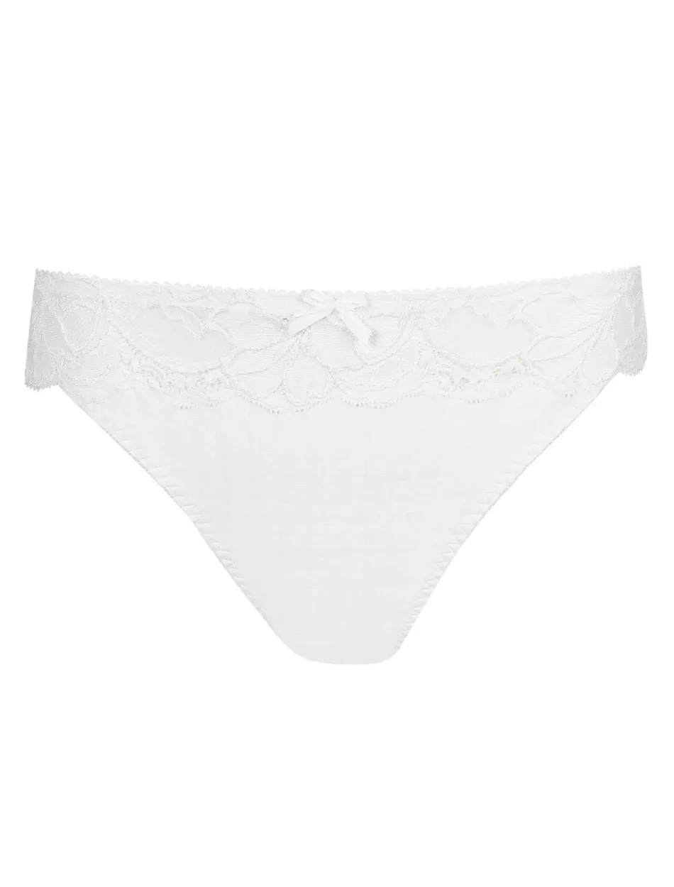 PrimaDonna Madison Thong, White | White Thong Panty | White PrimaDonna Panties