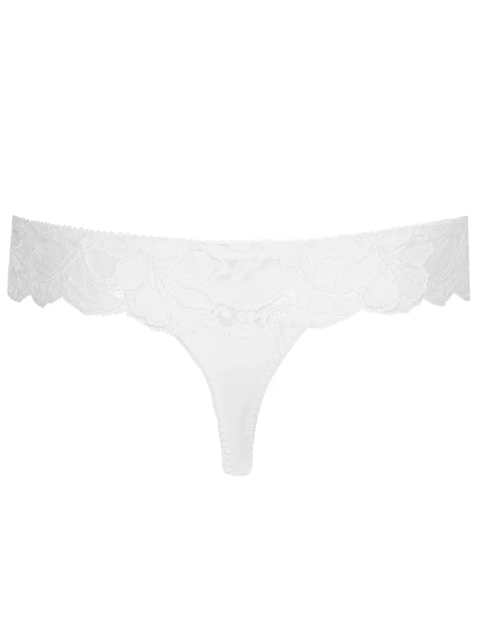 PrimaDonna Madison Thong, White | White Thong Panty | White PrimaDonna Panties