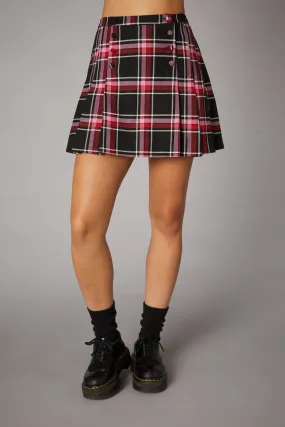 Punk Valentine Tartan Skirt