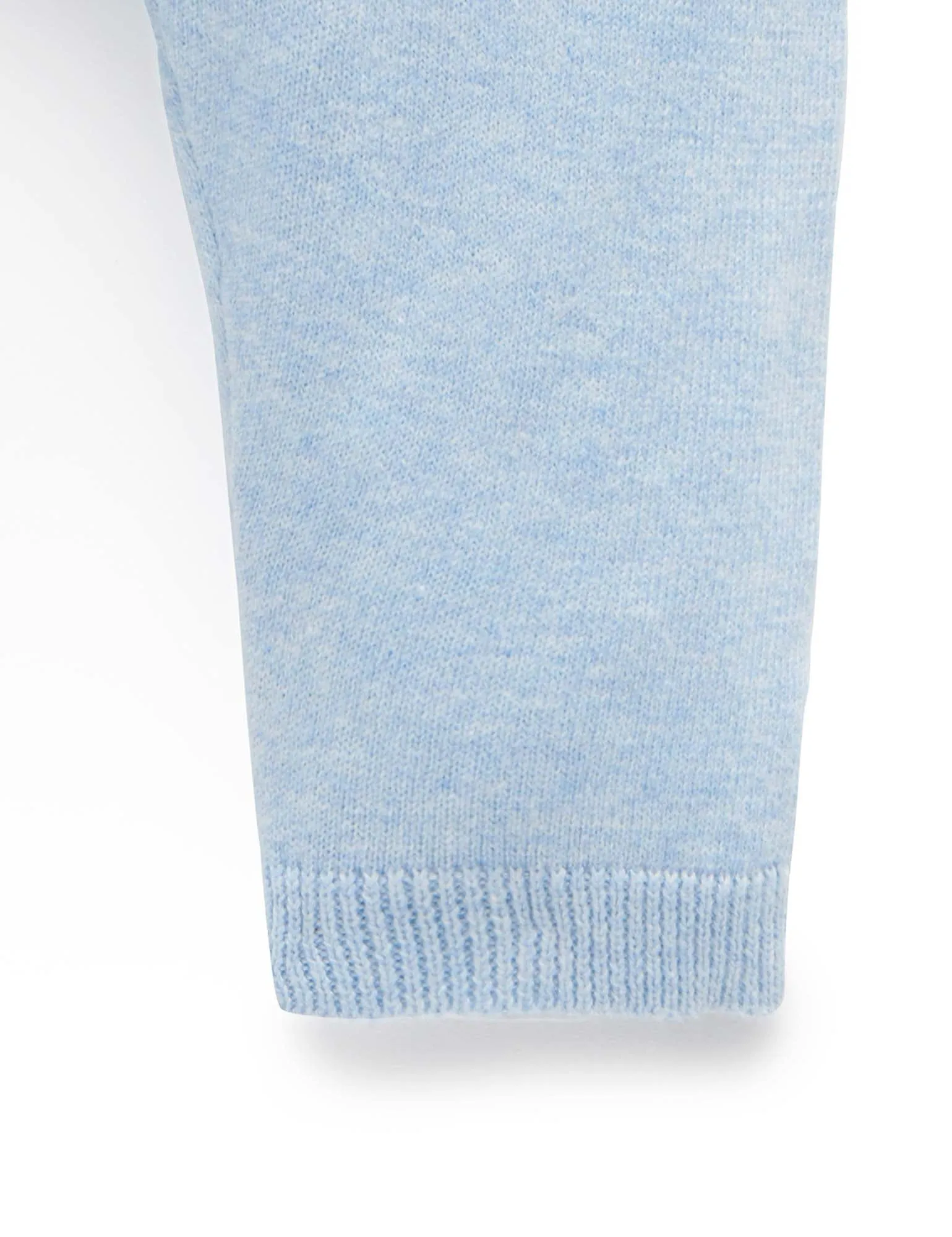 Purebaby Essentials Newborn Legging - Pale Blue Melange