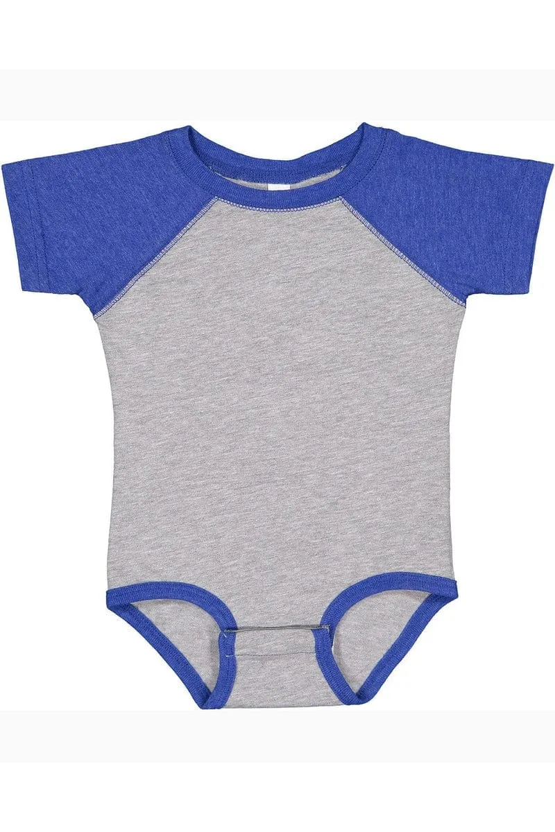 Rabbit Skins RS4430: Infant Baseball Fine Jersey Bodysuit