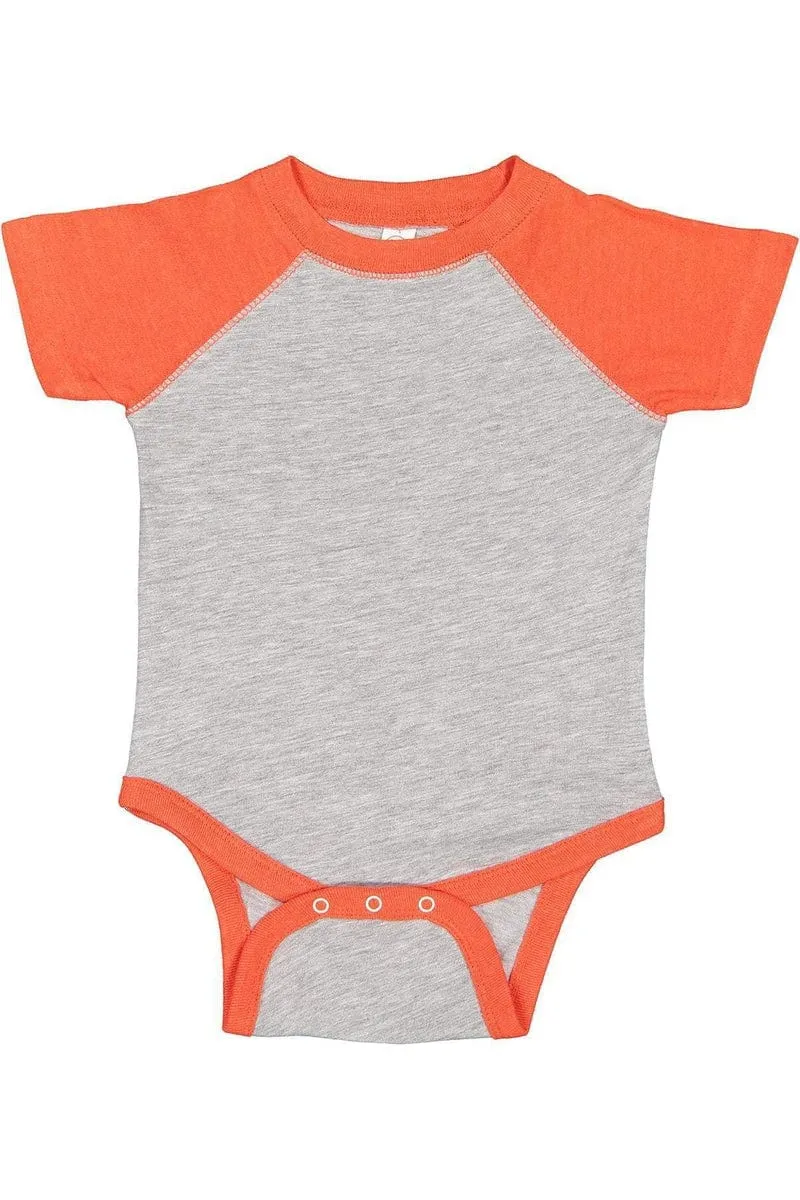 Rabbit Skins RS4430: Infant Baseball Fine Jersey Bodysuit