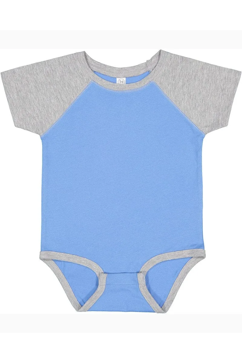 Rabbit Skins RS4430: Infant Baseball Fine Jersey Bodysuit