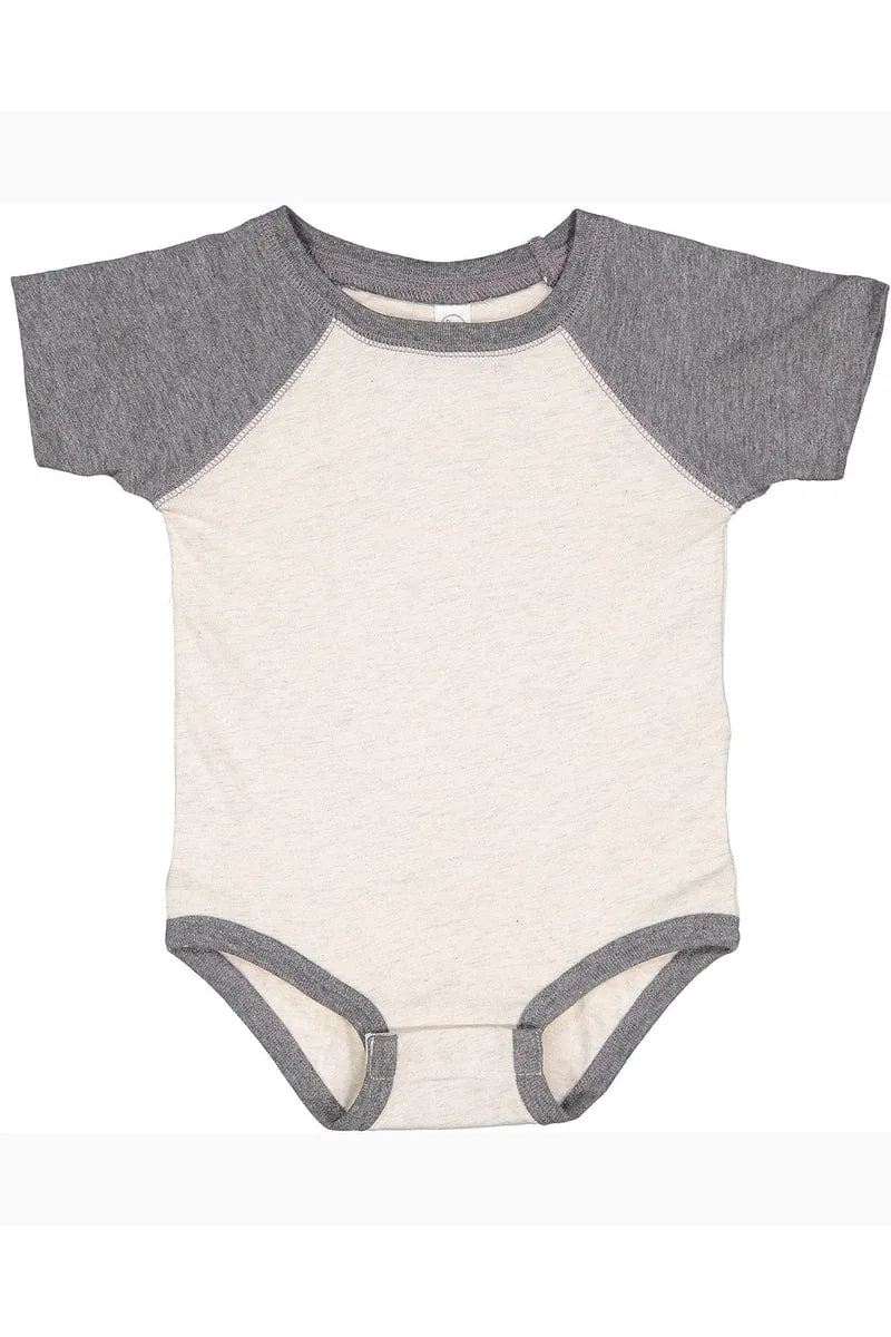 Rabbit Skins RS4430: Infant Baseball Fine Jersey Bodysuit