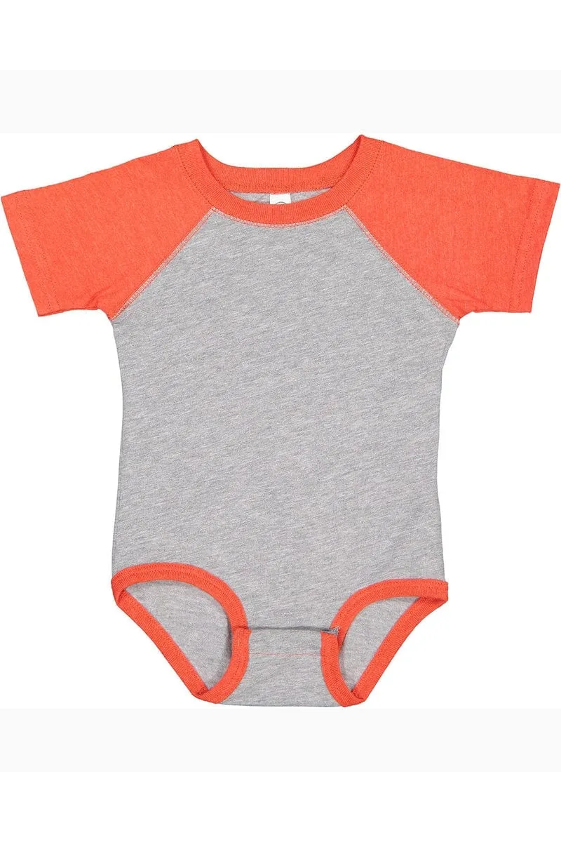 Rabbit Skins RS4430: Infant Baseball Fine Jersey Bodysuit