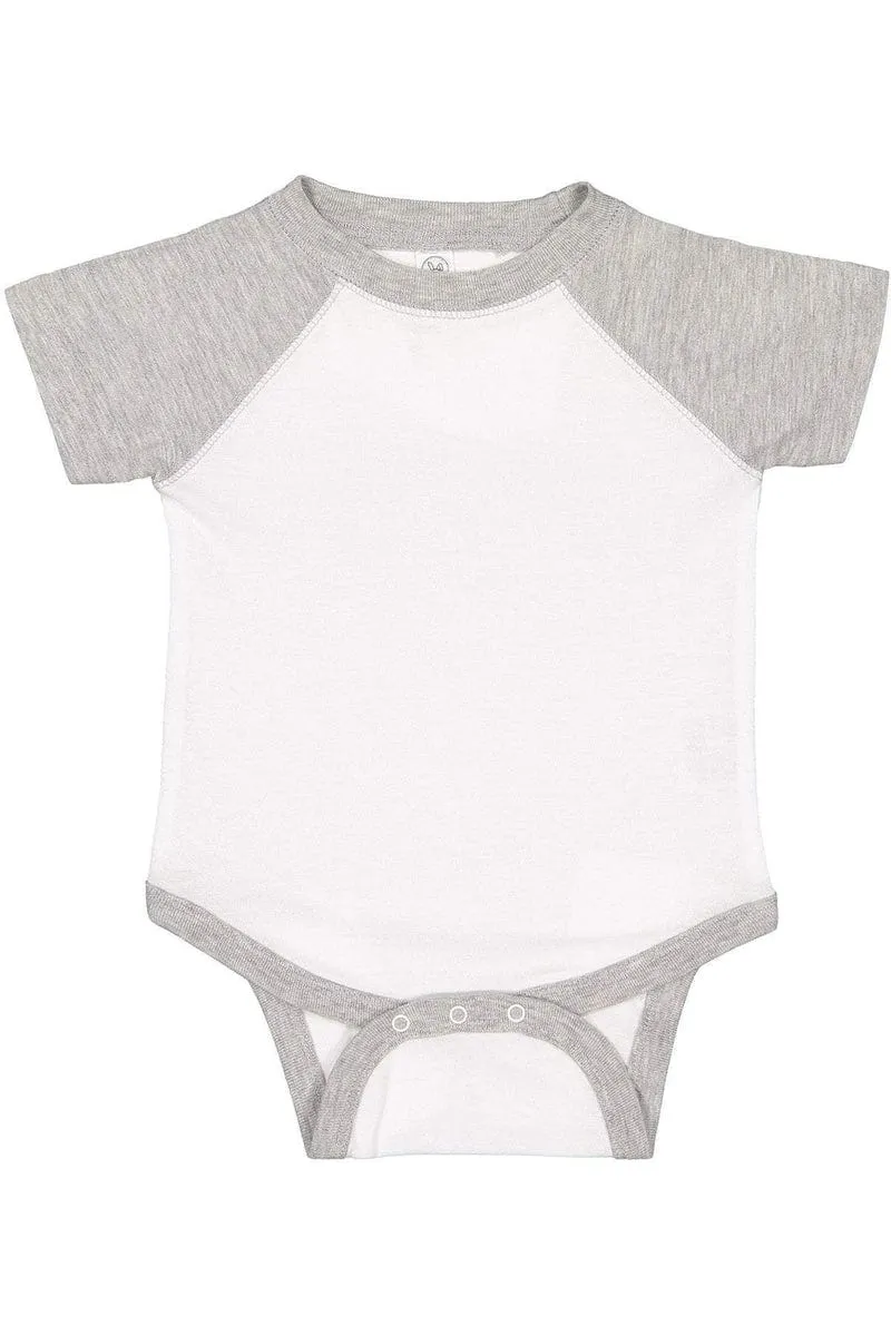 Rabbit Skins RS4430: Infant Baseball Fine Jersey Bodysuit