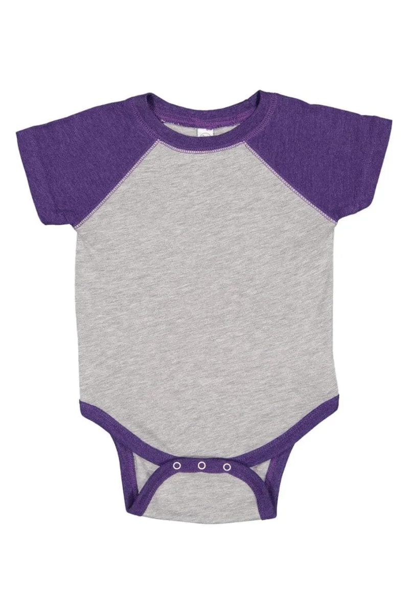 Rabbit Skins RS4430: Infant Baseball Fine Jersey Bodysuit