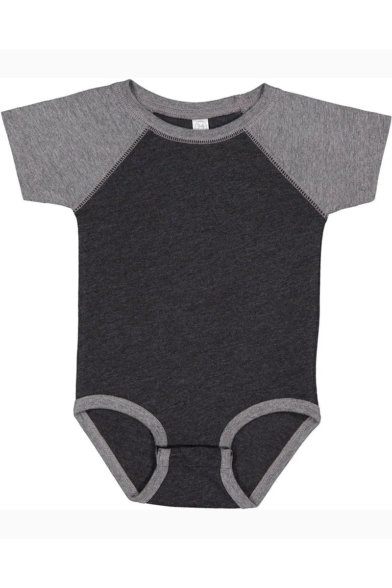 Rabbit Skins RS4430: Infant Baseball Fine Jersey Bodysuit