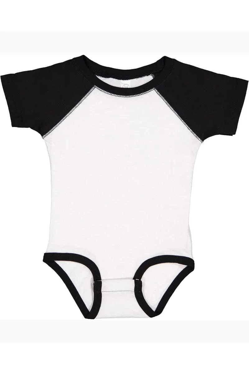 Rabbit Skins RS4430: Infant Baseball Fine Jersey Bodysuit