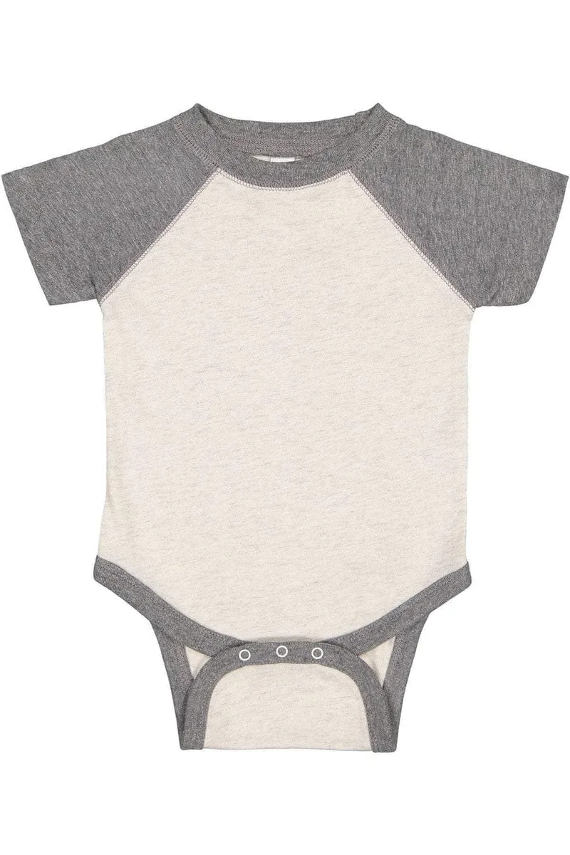 Rabbit Skins RS4430: Infant Baseball Fine Jersey Bodysuit