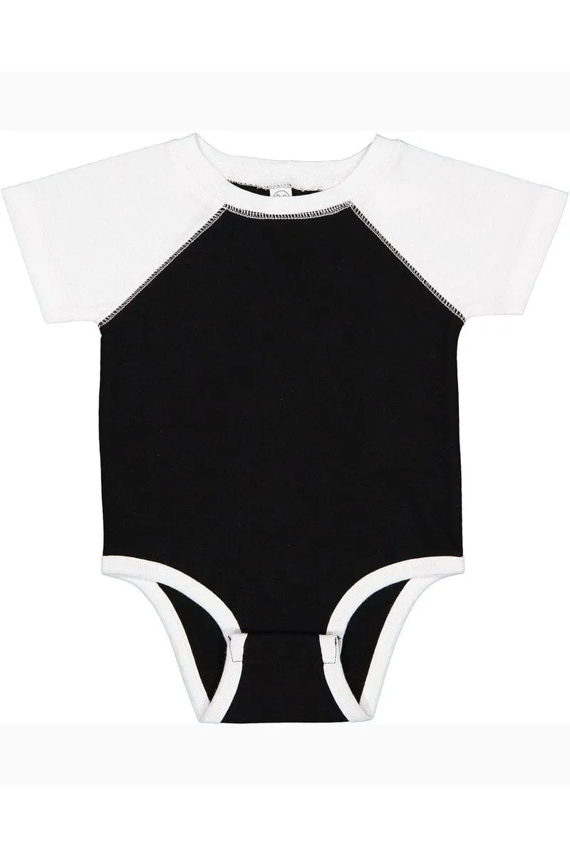 Rabbit Skins RS4430: Infant Baseball Fine Jersey Bodysuit