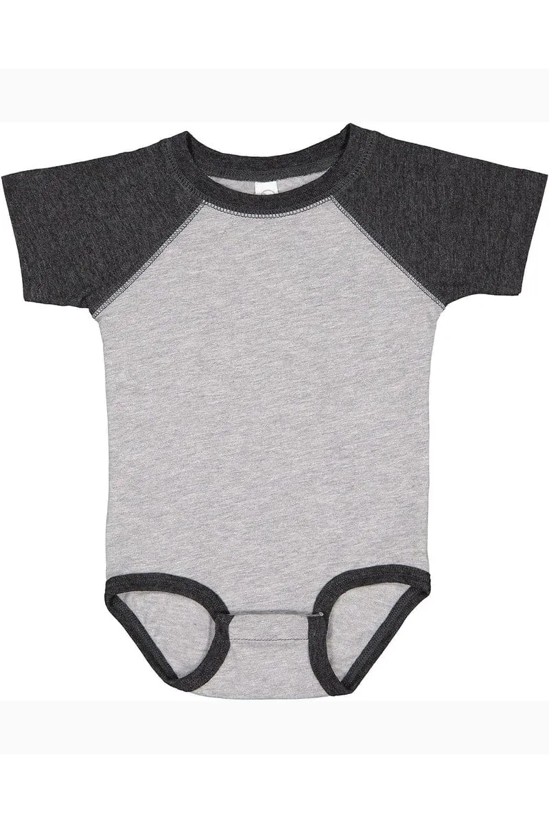 Rabbit Skins RS4430: Infant Baseball Fine Jersey Bodysuit