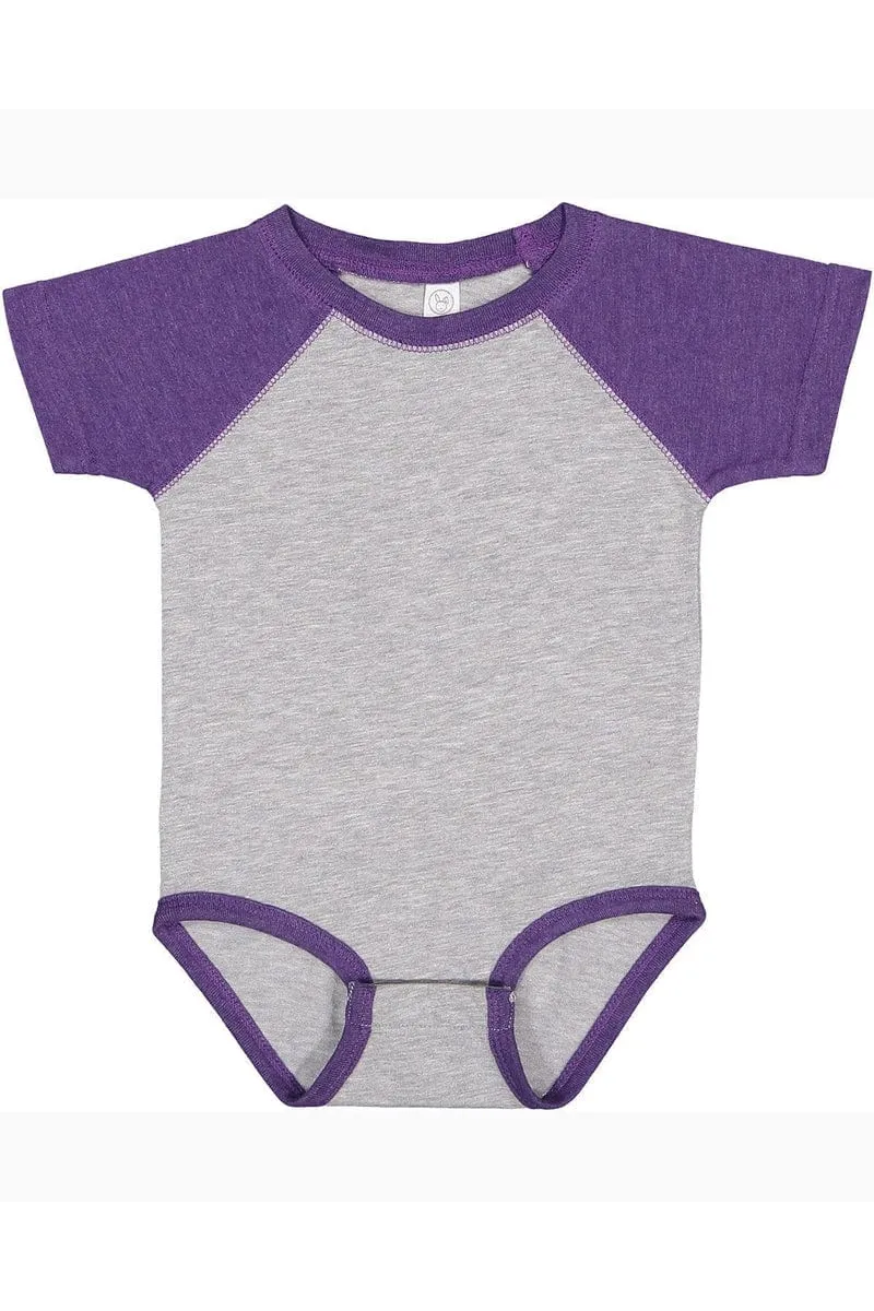 Rabbit Skins RS4430: Infant Baseball Fine Jersey Bodysuit