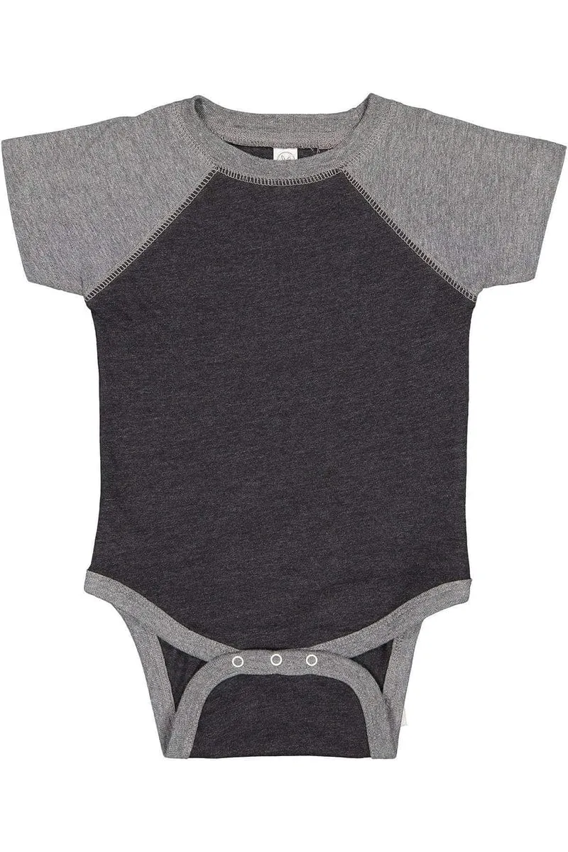 Rabbit Skins RS4430: Infant Baseball Fine Jersey Bodysuit