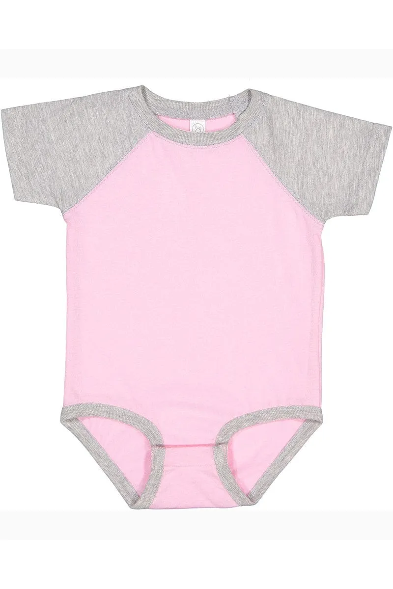 Rabbit Skins RS4430: Infant Baseball Fine Jersey Bodysuit