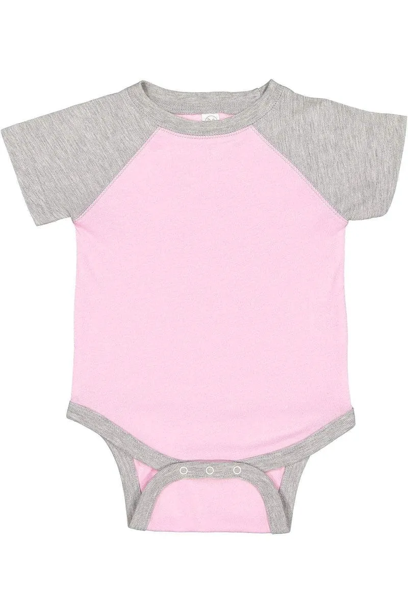 Rabbit Skins RS4430: Infant Baseball Fine Jersey Bodysuit