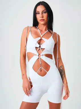 RAZOR BODYSUIT - WHITE