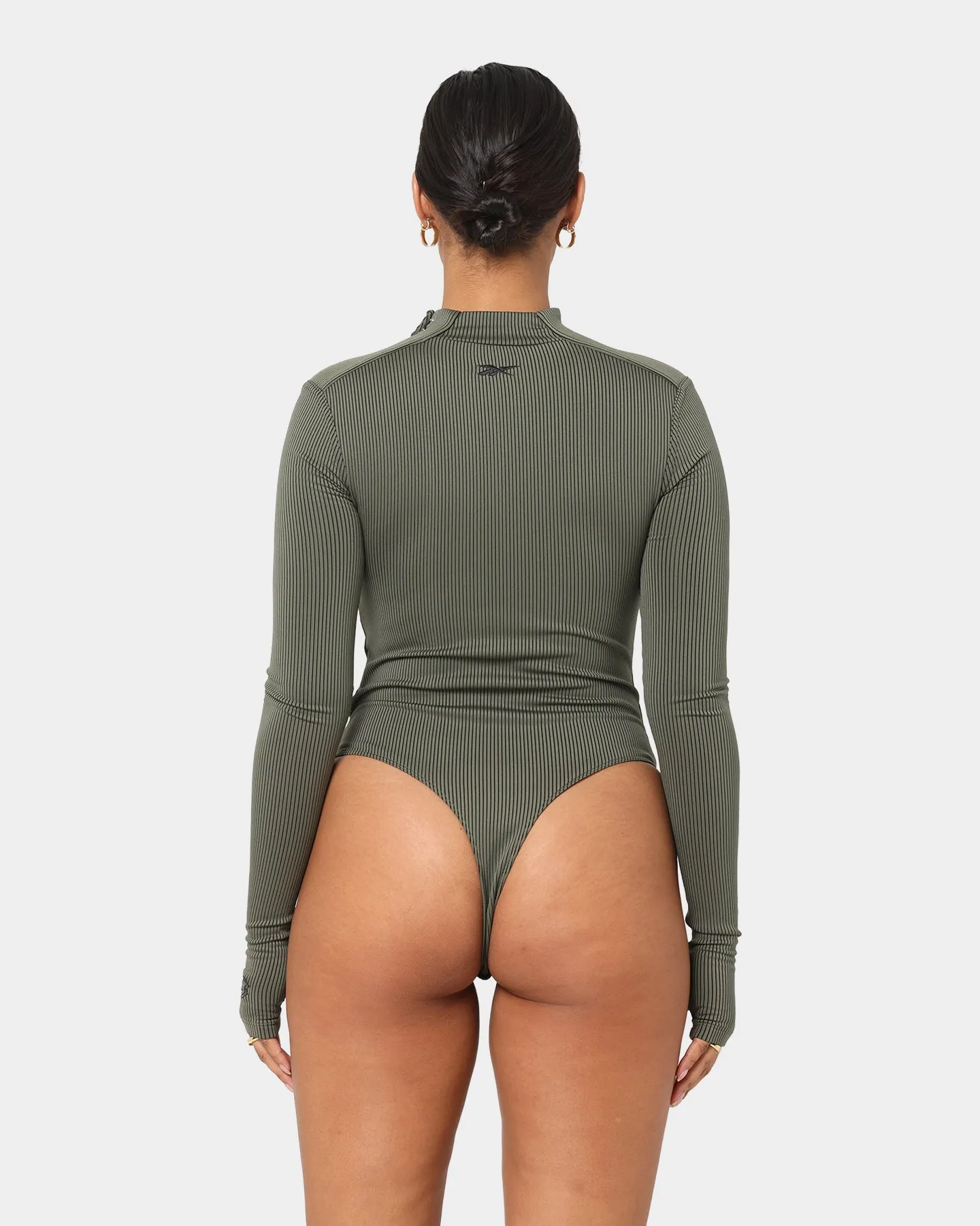 Reebok Women's Cardi B X Reebok Bodysuit Hunter Green