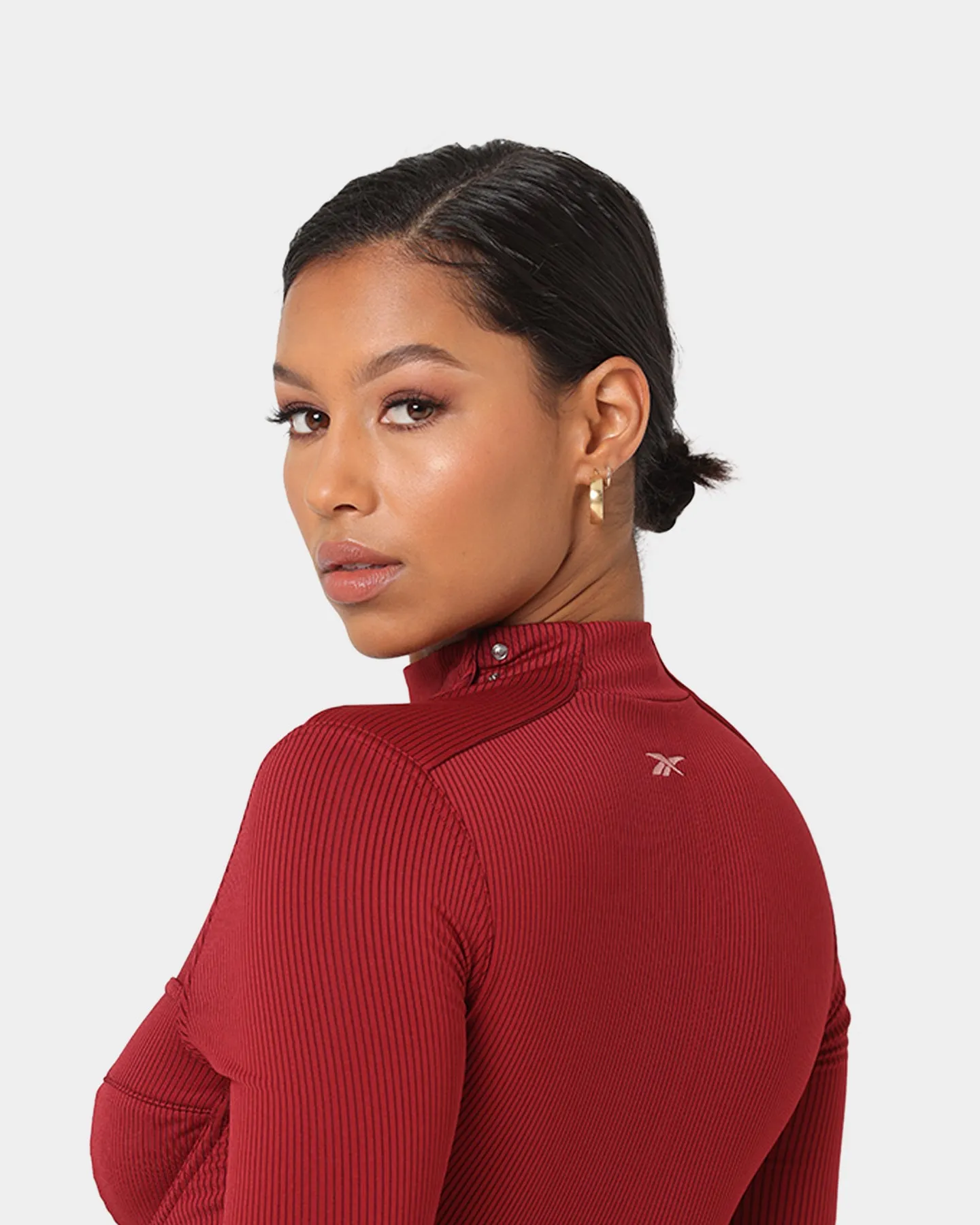 Reebok Women's Cardi B X Reebok Bodysuit Triathlon Red