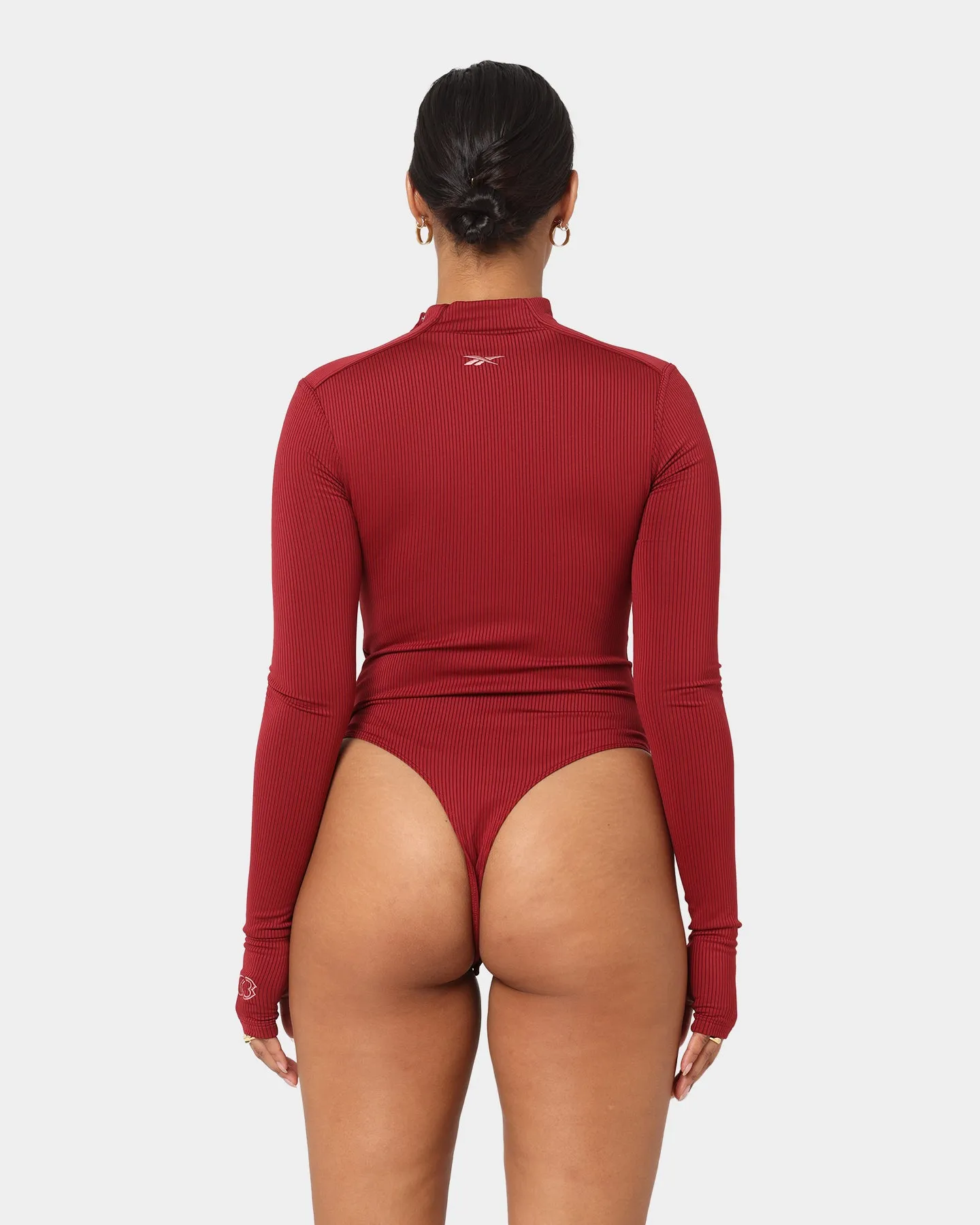 Reebok Women's Cardi B X Reebok Bodysuit Triathlon Red