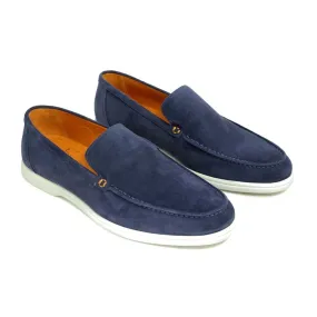 Rio Casual Suede Loafer in Navy by Alan Payne Footwear