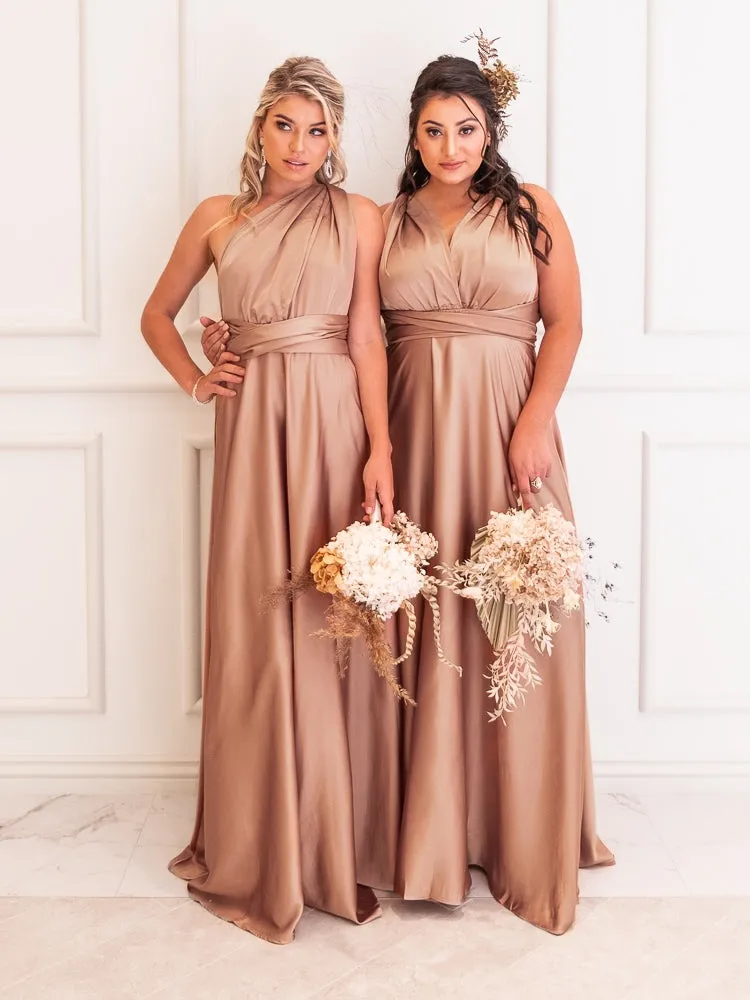 Roman Multiway Maxi Dress - Mocha