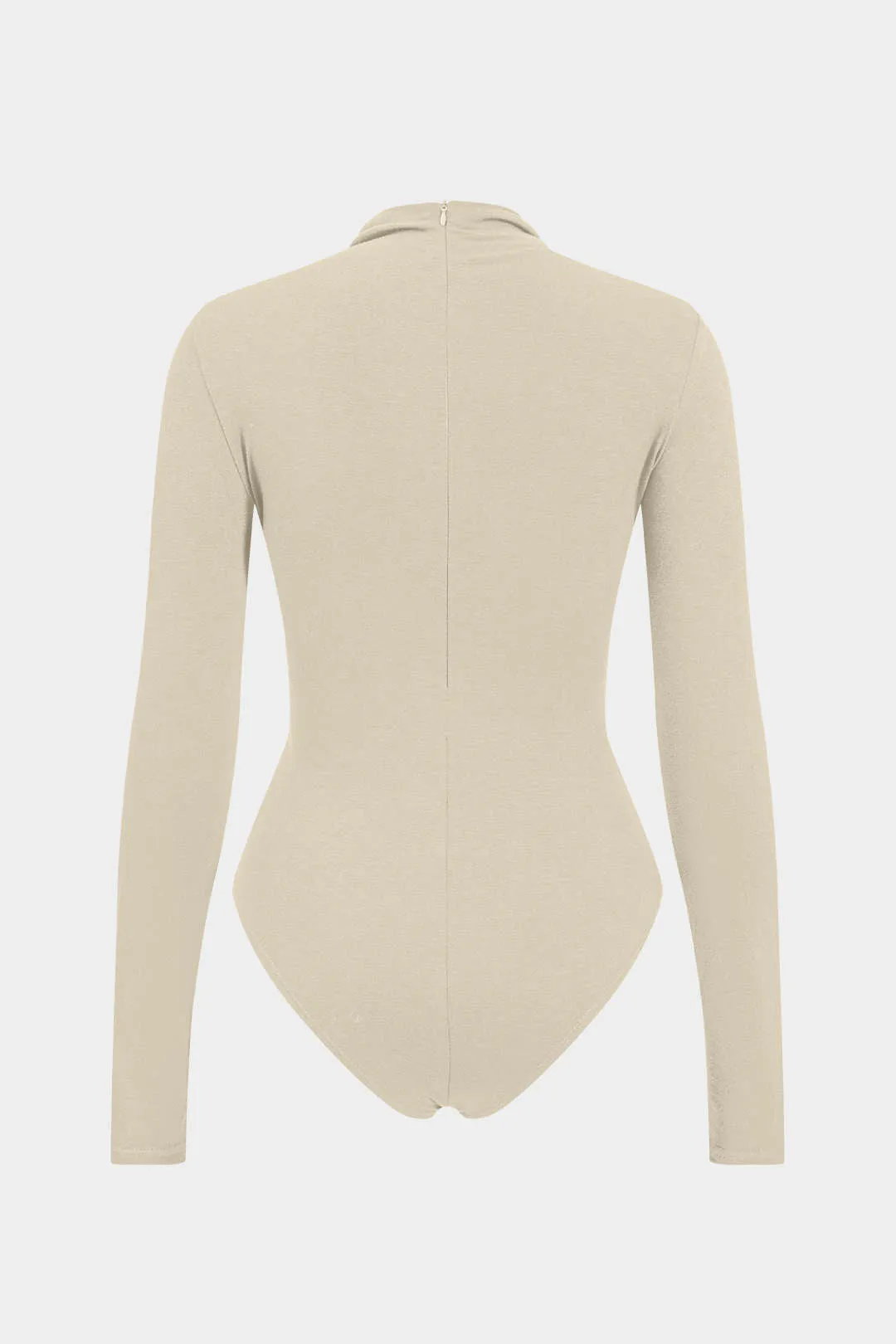 Ruched Long Sleeve Bodysuit