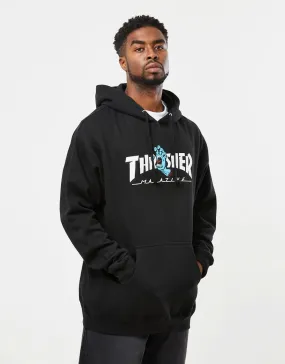 Santa Cruz x Thrasher Screaming Logo Pullover Hoodie - Black