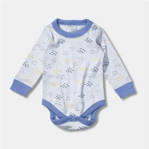 Sapling Child Long Sleeve Bodysuit (Sardines)