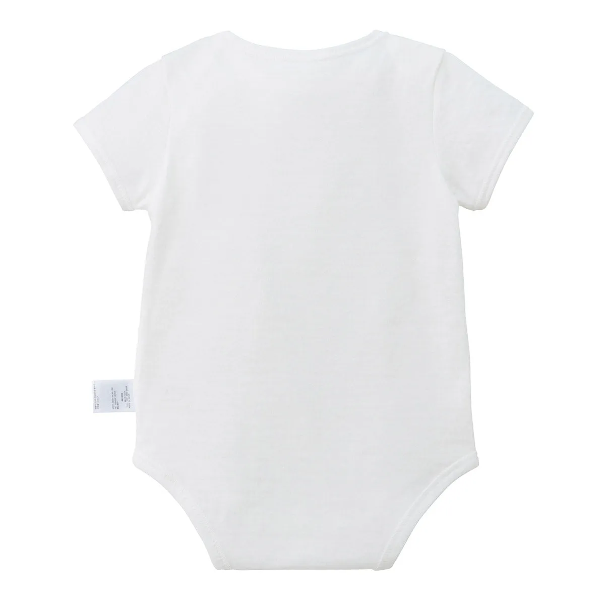 Sea Island Cotton Short-Sleeve Romper Suit