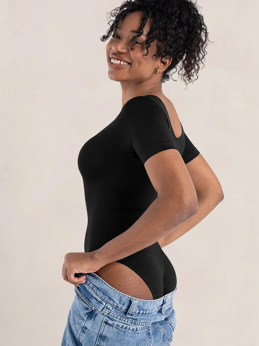 Shapermint Essentials All Day Every Day Short Sleeve Bodysuit SB