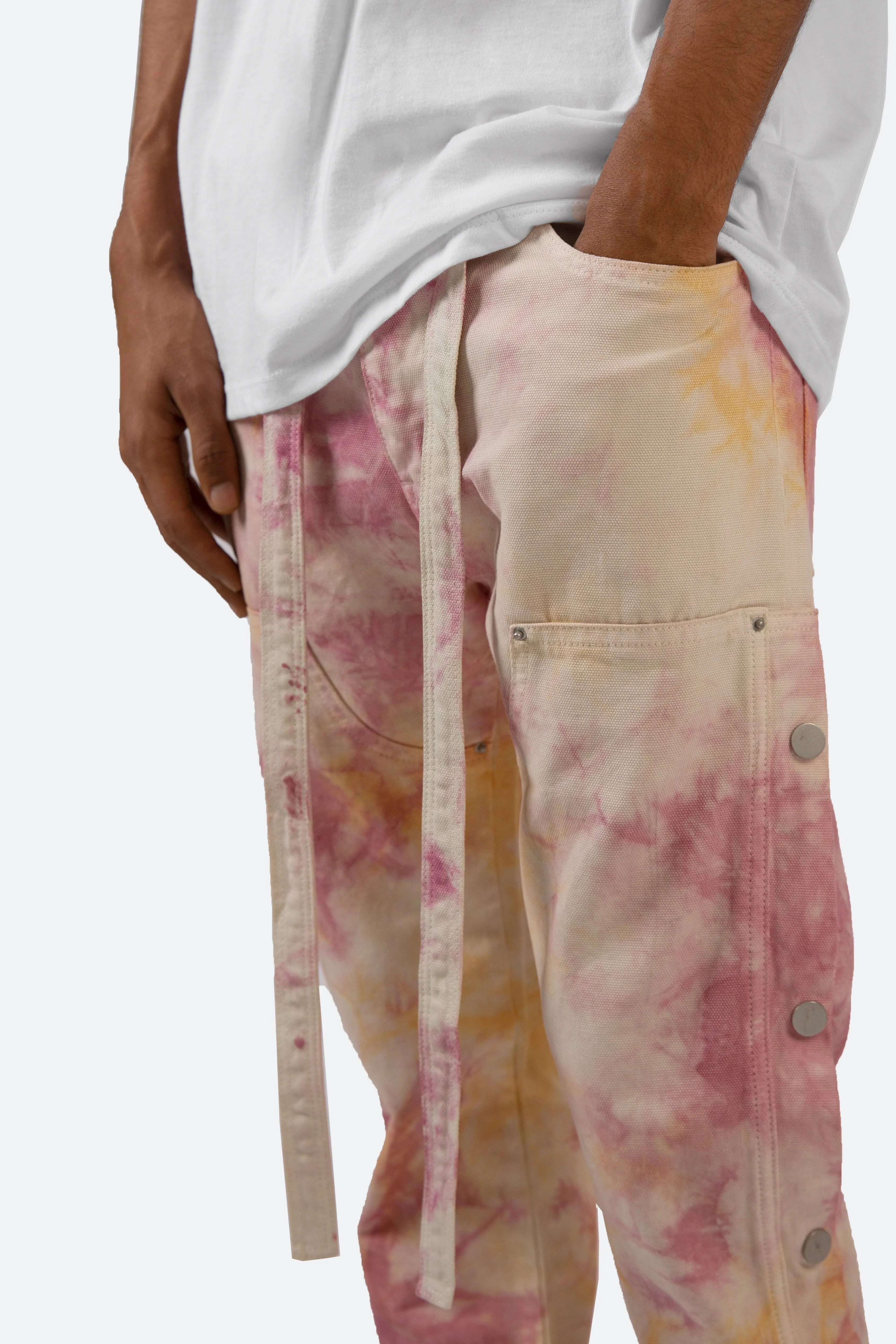 Snap Western Pants - Pink