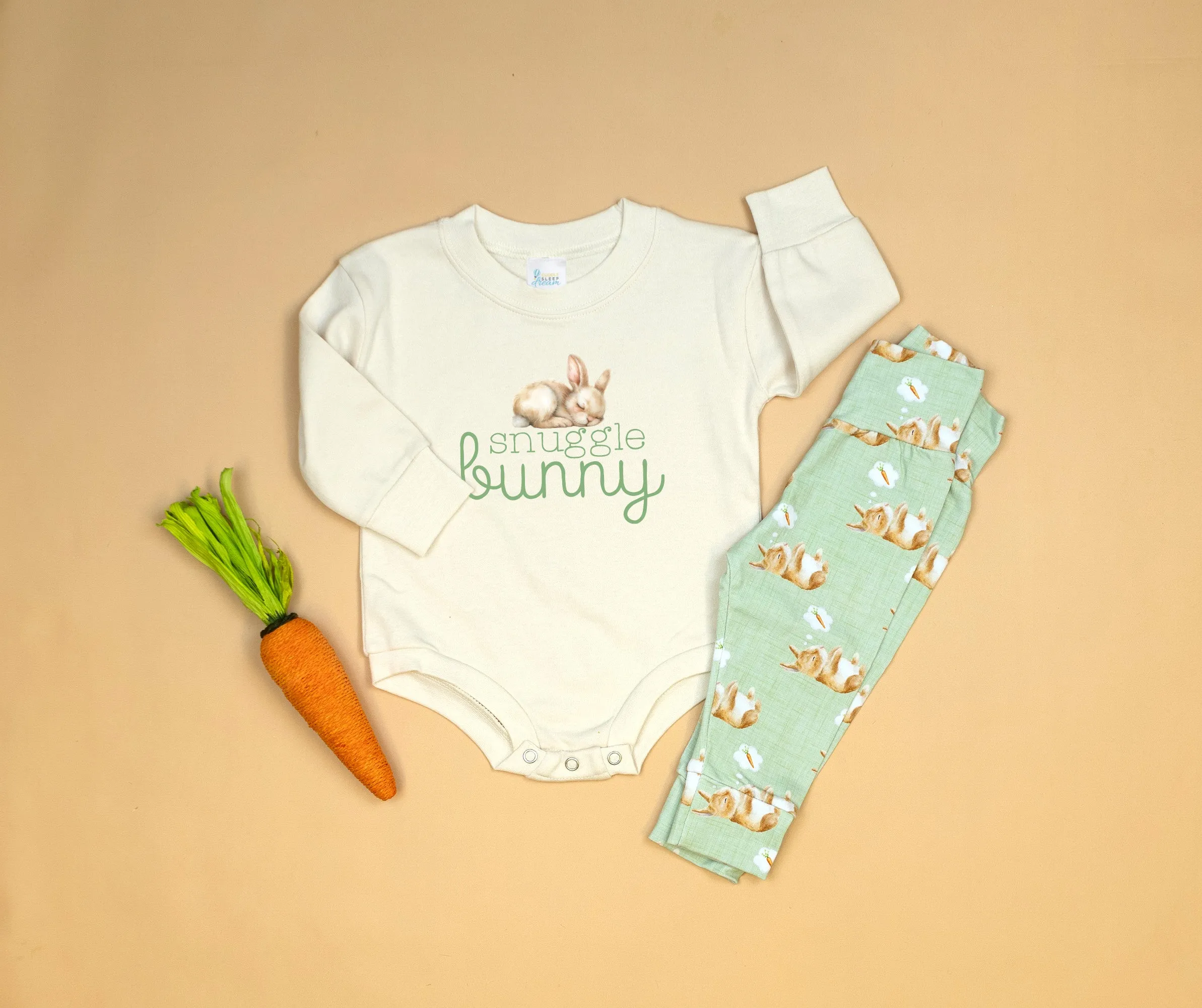 Snuggle Bunny  | Natural Oversized Bodysuit