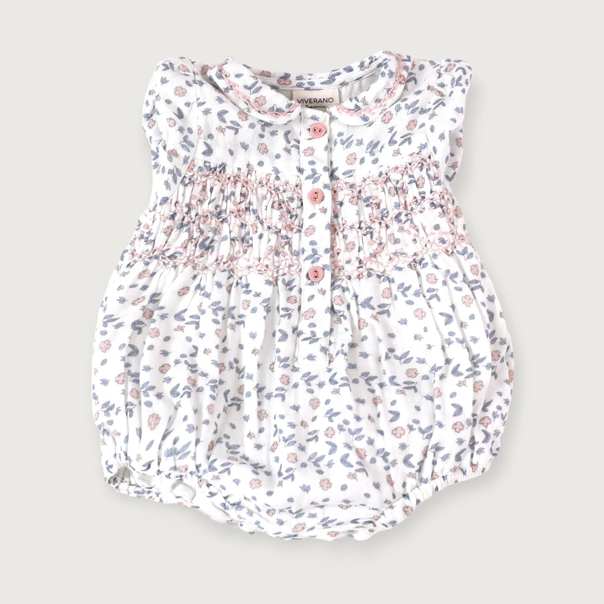 Sophia Floral Muslin Romper