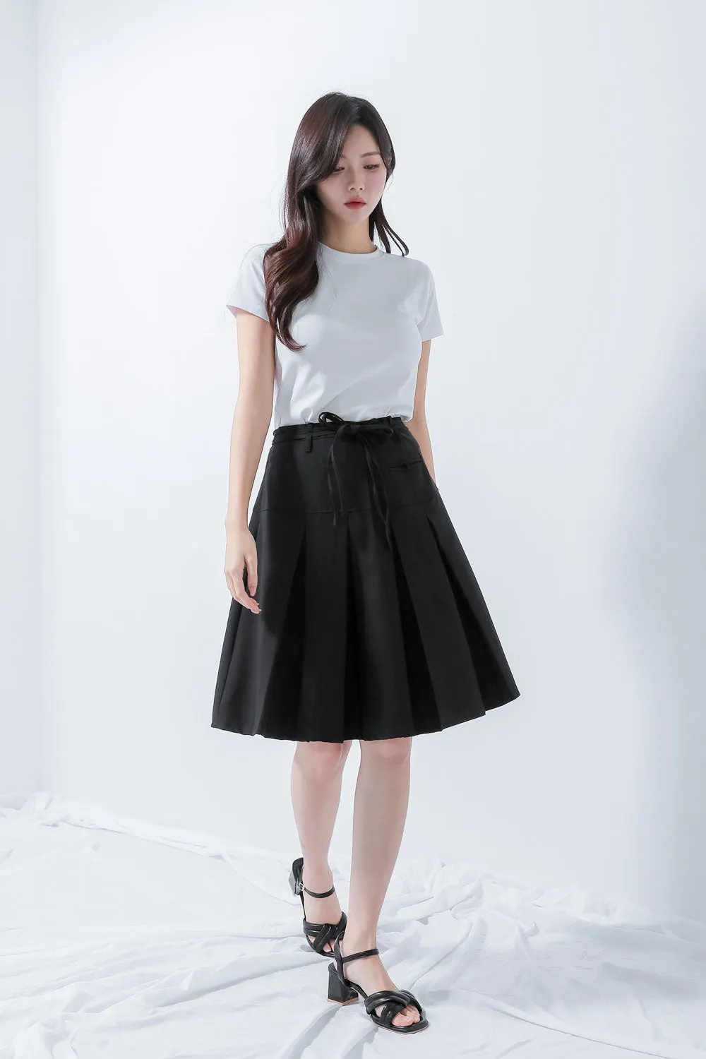 String Midi Skirt