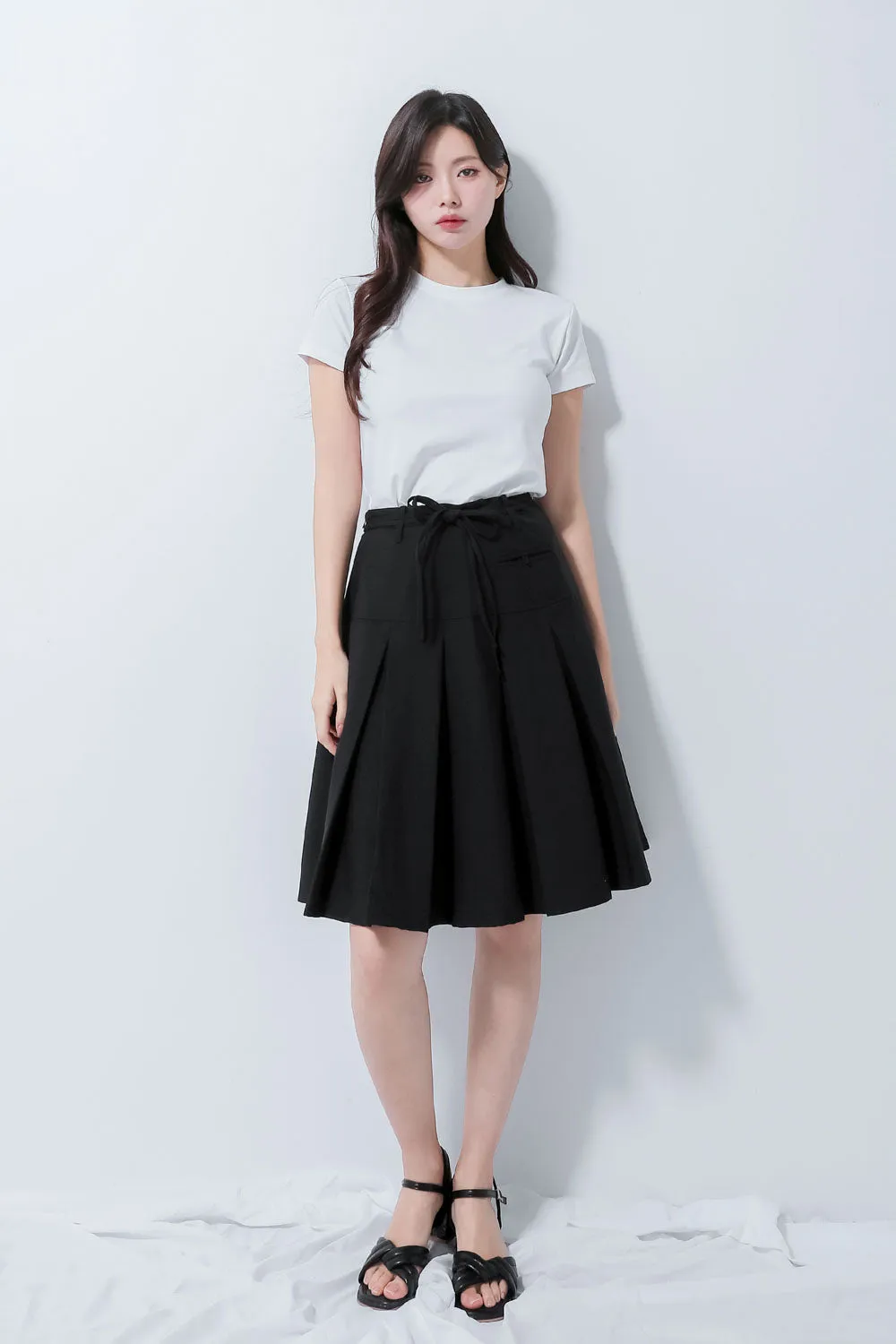 String Midi Skirt