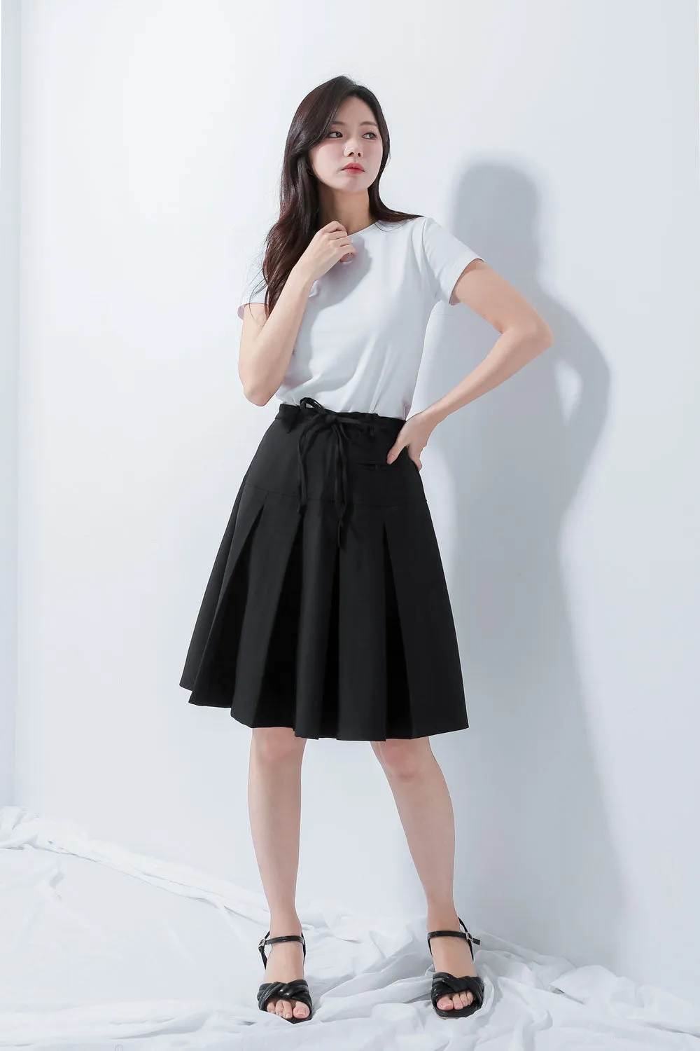 String Midi Skirt