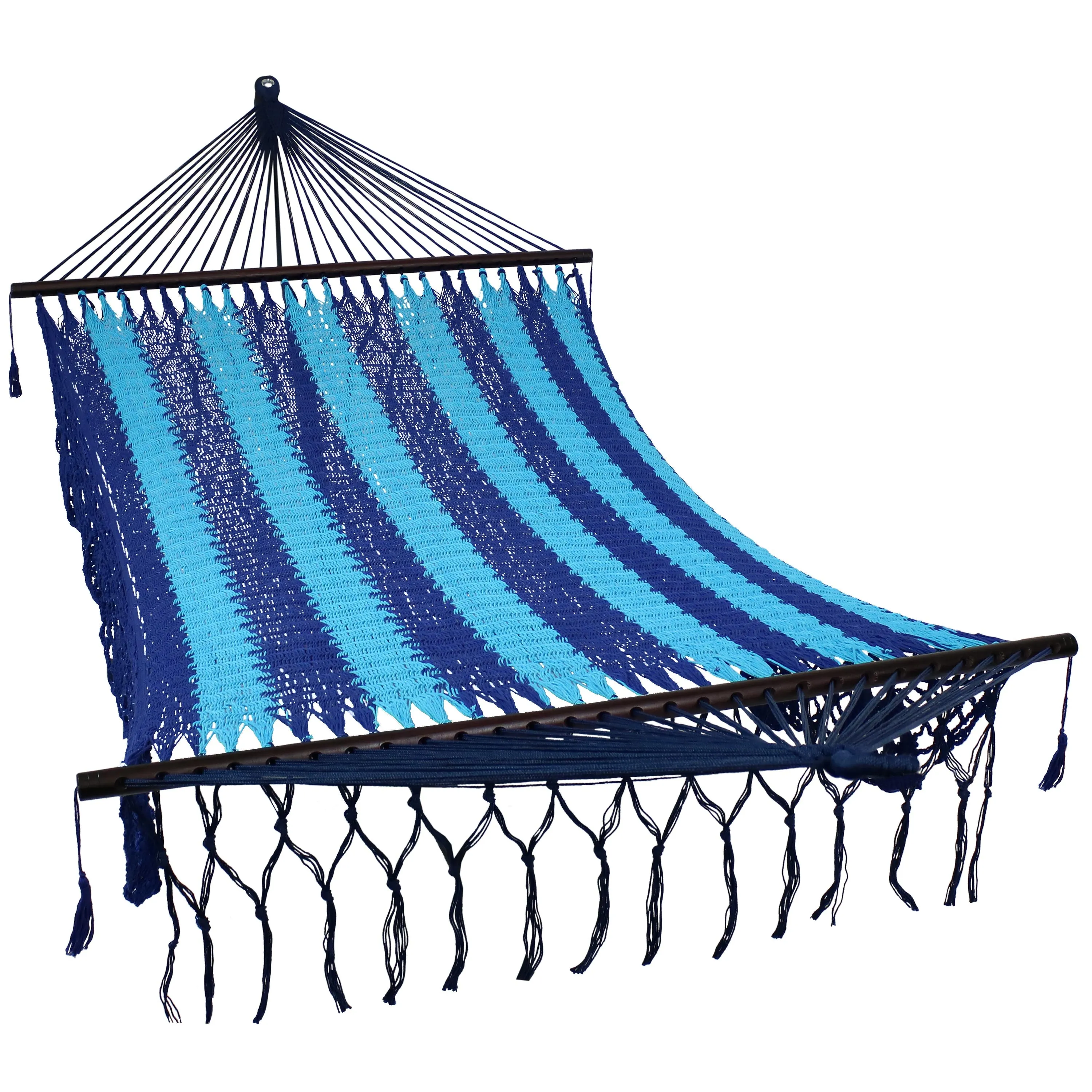 Sunnydaze Deluxe American Style 2-Person Hammock with Spreader Bars