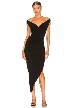 TARA SIDE DRAPE GOWN