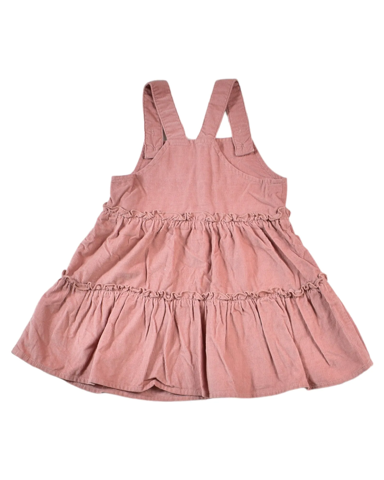 The Little White Company Overall Dress 6-12M