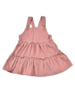 The Little White Company Overall Dress 6-12M