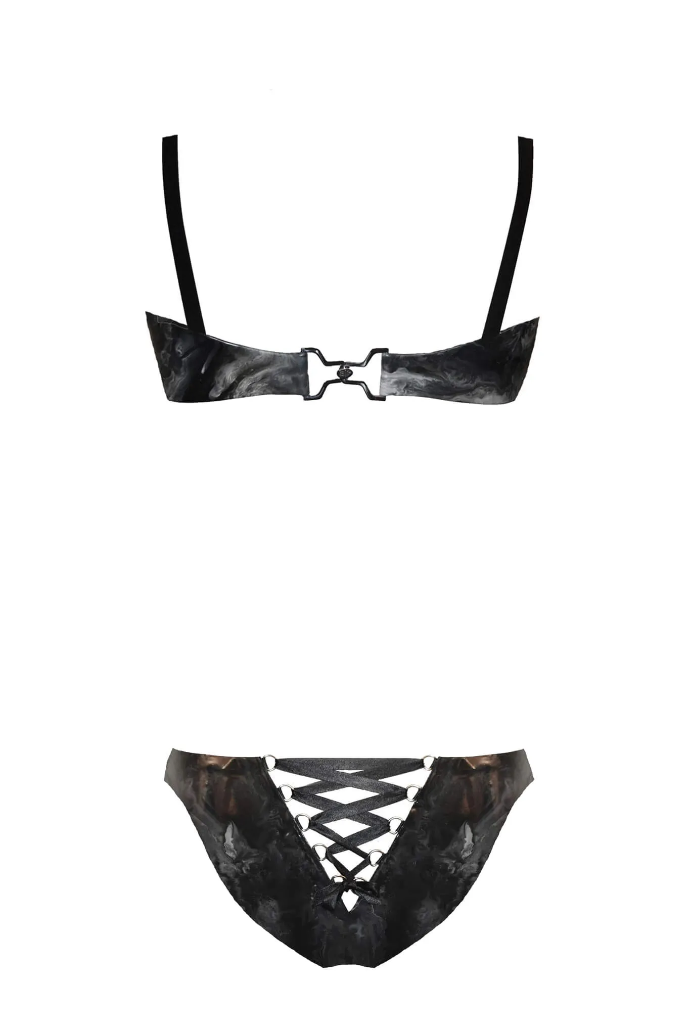 Thecla Pontia Latex Lingerie Set