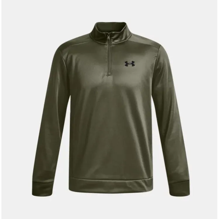 Under Armour Mens Fleece ¼ Zip Jacket Marine OD Green