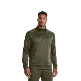 Under Armour Mens Fleece ¼ Zip Jacket Marine OD Green