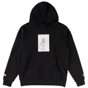 Welcome x Batman Devil Horns Pigment Dye Hoodie - Black