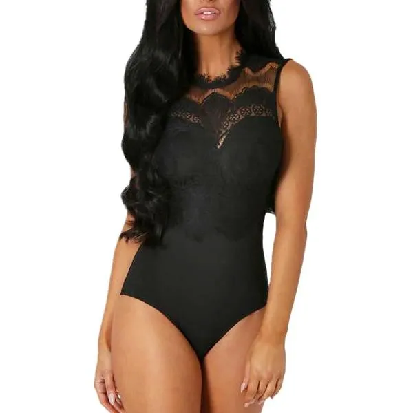 Women Sexy Lace Bodysuit