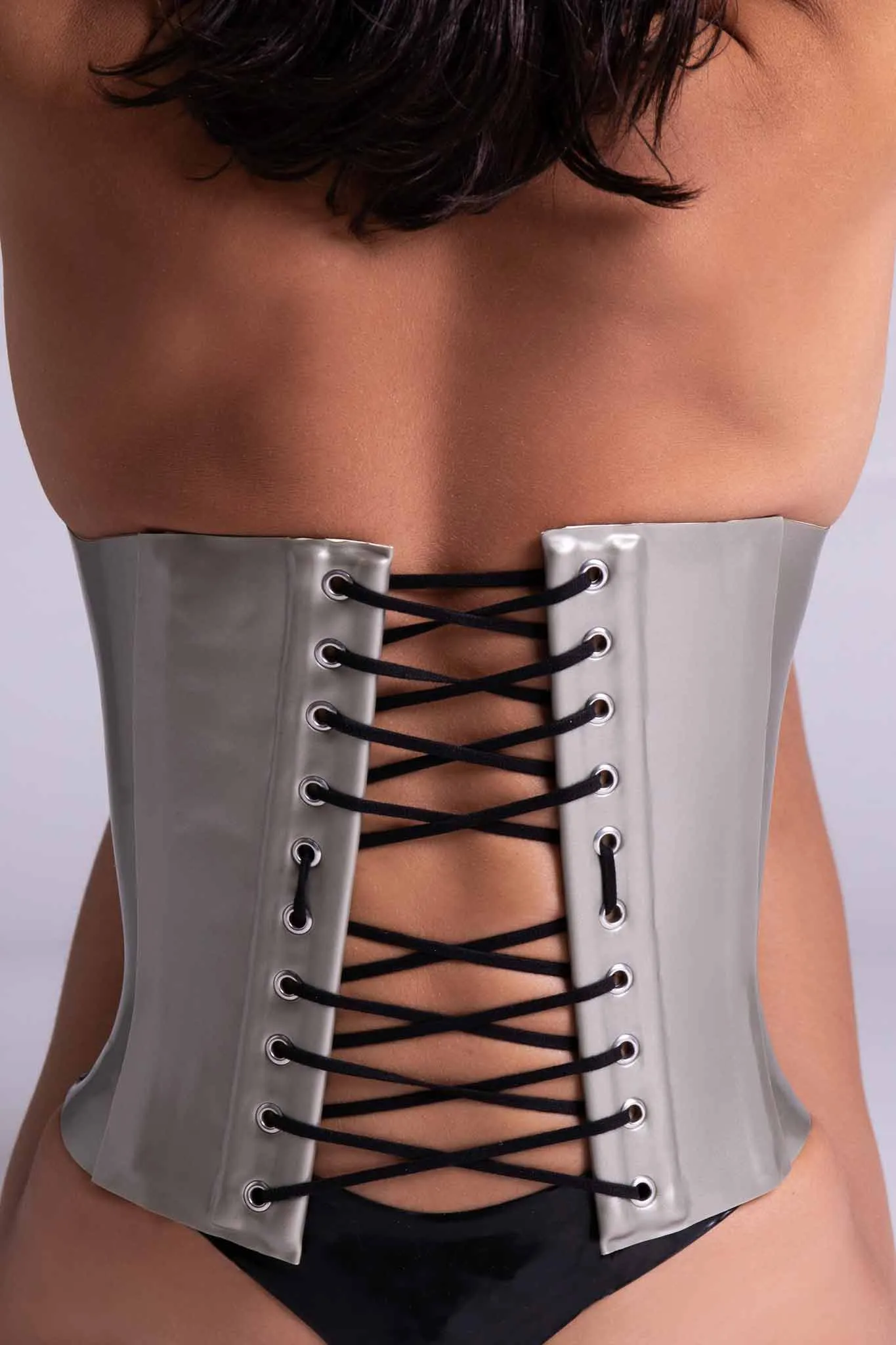 Zeta Zip Latex Corset